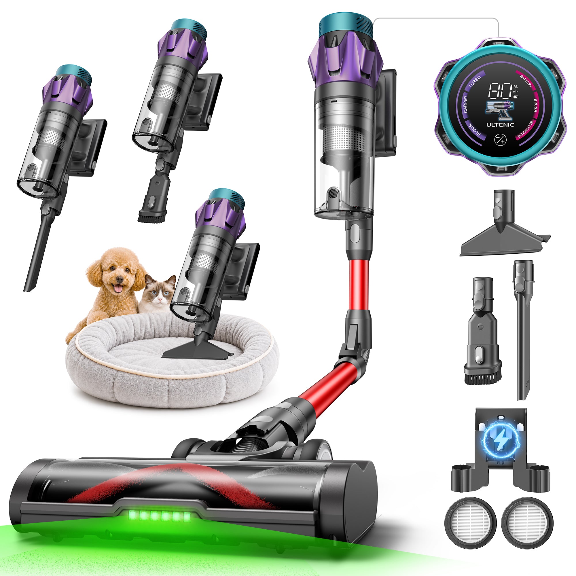 Ultenic U18 PowerPro Cordless Stick Vacuum Cleaner