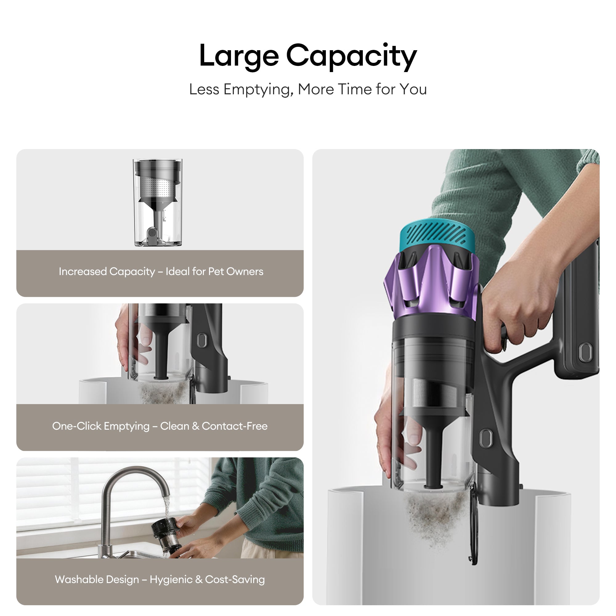 Ultenic U18 PowerPro Cordless Stick Vacuum Cleaner