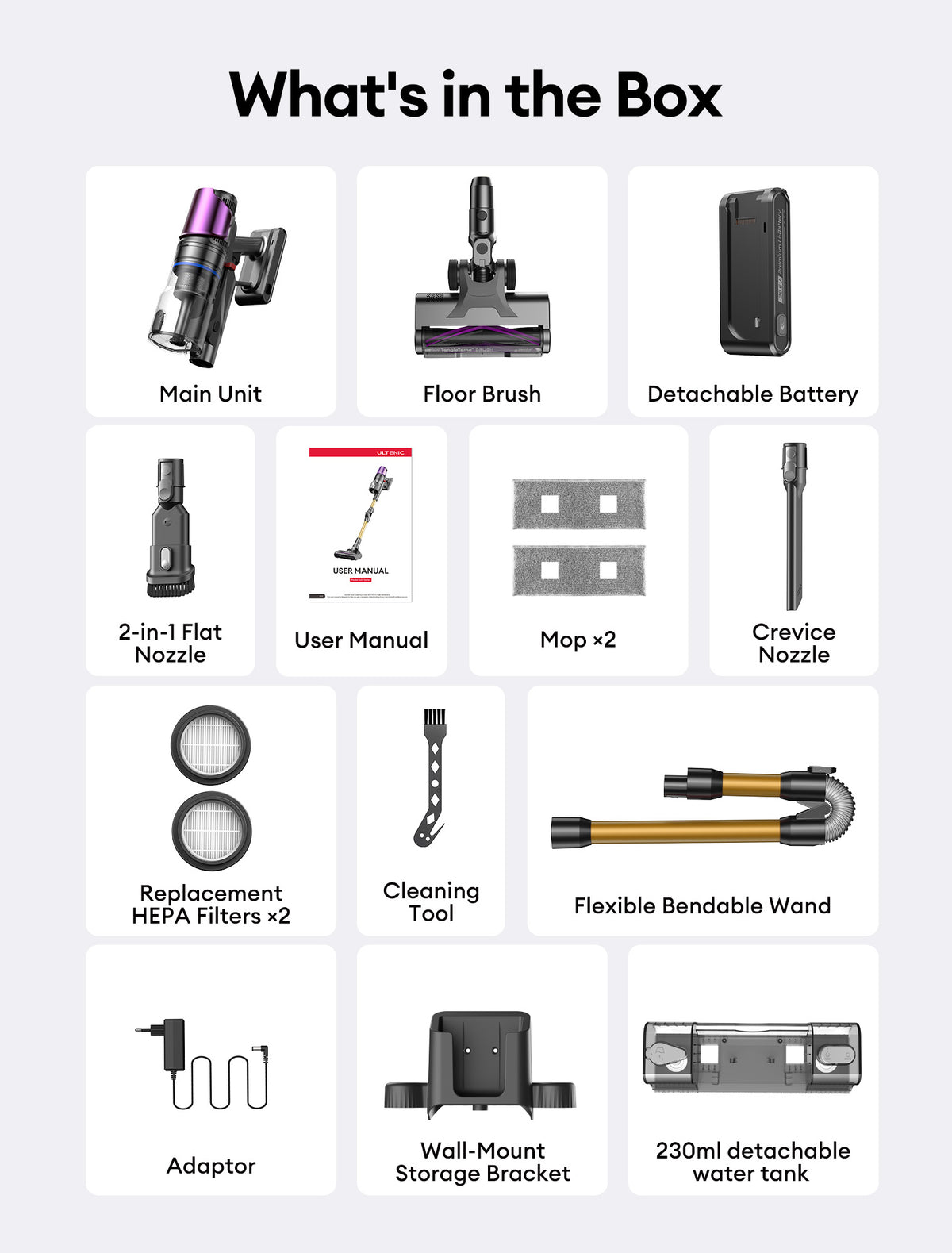 Ultenic U20 Mopper Cordless Vacuum