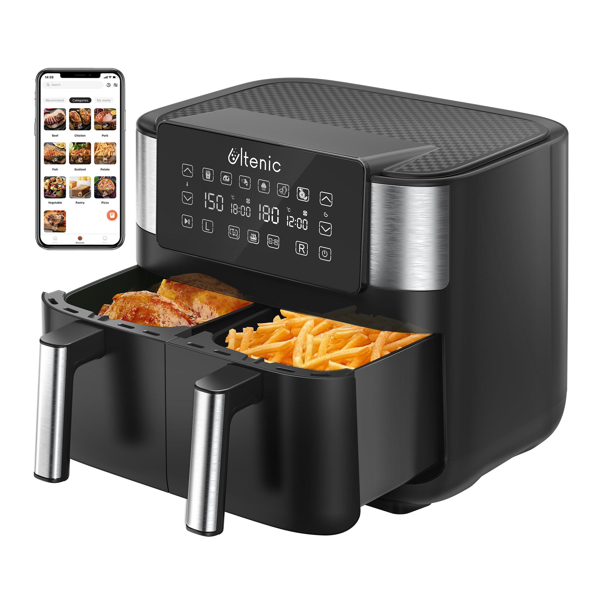 Ultenic K20 Double Zone Air Fryer