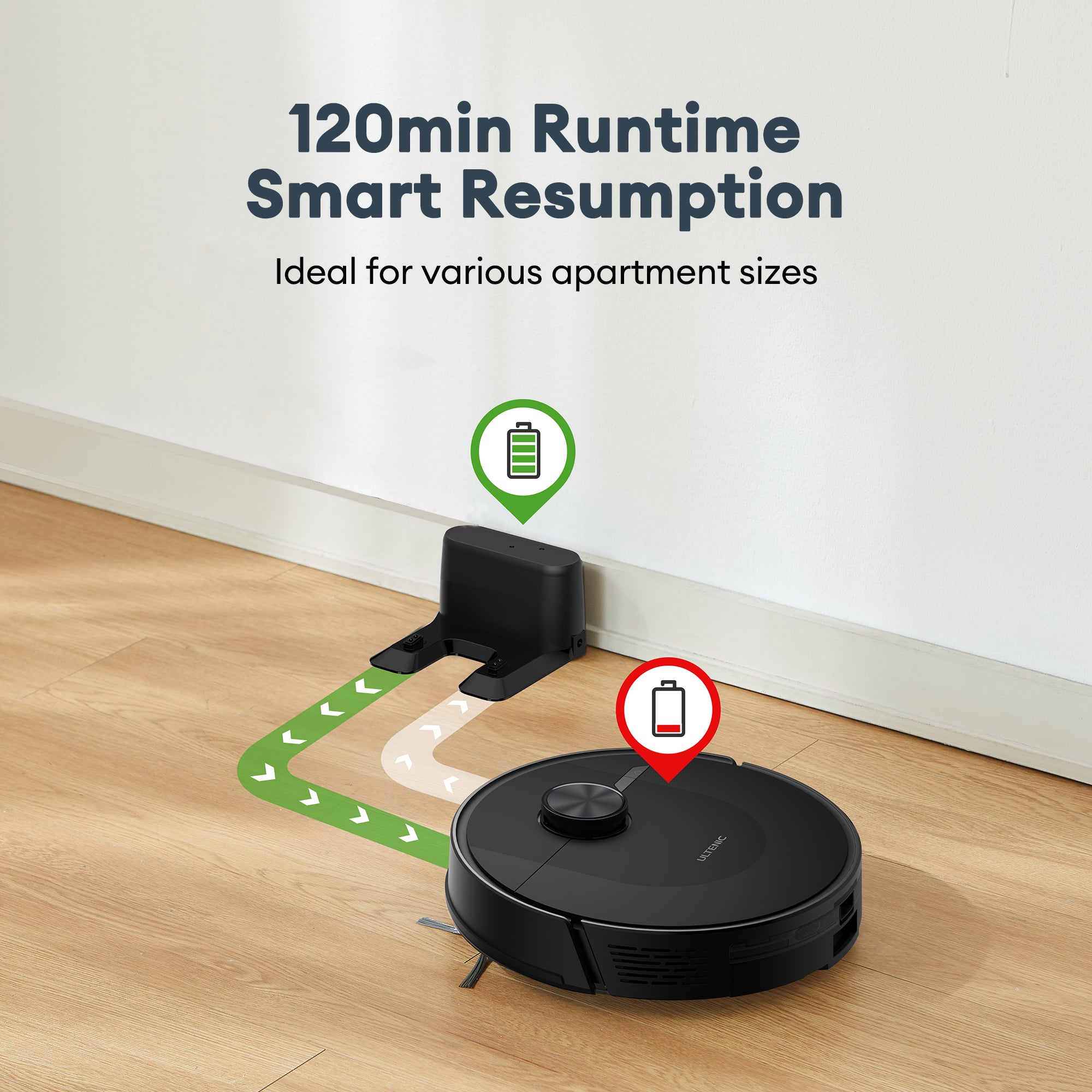 Ultenic D10 Powerful Robot Vacuum Cleaner with Mop