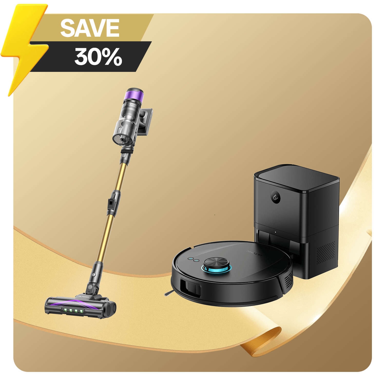 Ultenic U20 Cordless Vacuum | 55kPa Powerful Suction | Ultenic UK
